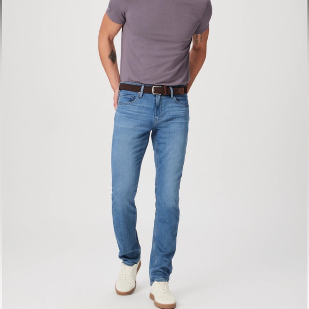 Paige Transcend Federal Extra Long Slim Straight Jean